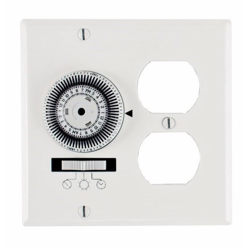 IN-WALL TIMER,2 GANG RECEPT