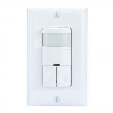 Intermatic IOS-DDR-WH - Commercial Grade Dual Load In-Wall PIR Occupancy