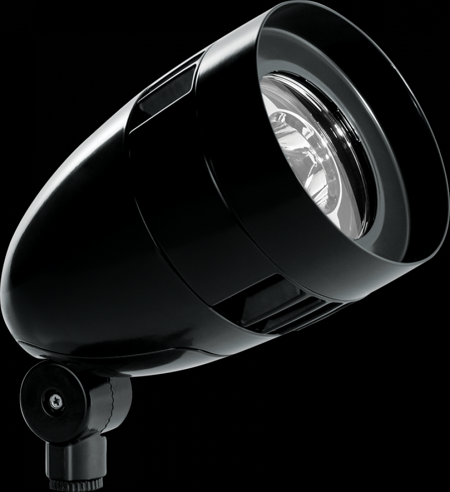 LFLOOD 13W COOL 12V BULLET W/ HOOD BL