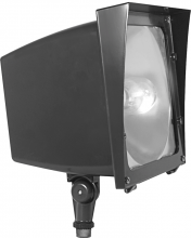 RAB Lighting EZHH100QT - EZ FLOOD 100W MH QT HPF AND  LAMP BRONZE