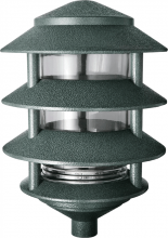 RAB Lighting LL22VG - LAWN LIGHT 4 TIER INCAND 100W MAX VGRN