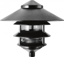 RAB Lighting LL23B - LAWN LIGHT 4 TIER AND  10 Inch  TOP INCA