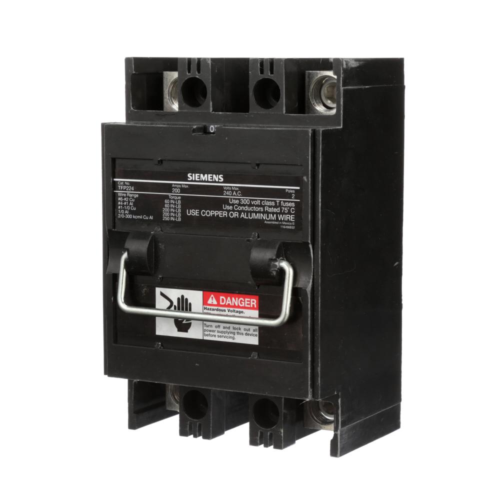 T-FUSE PULLOUT 200A 2 POLE 240V