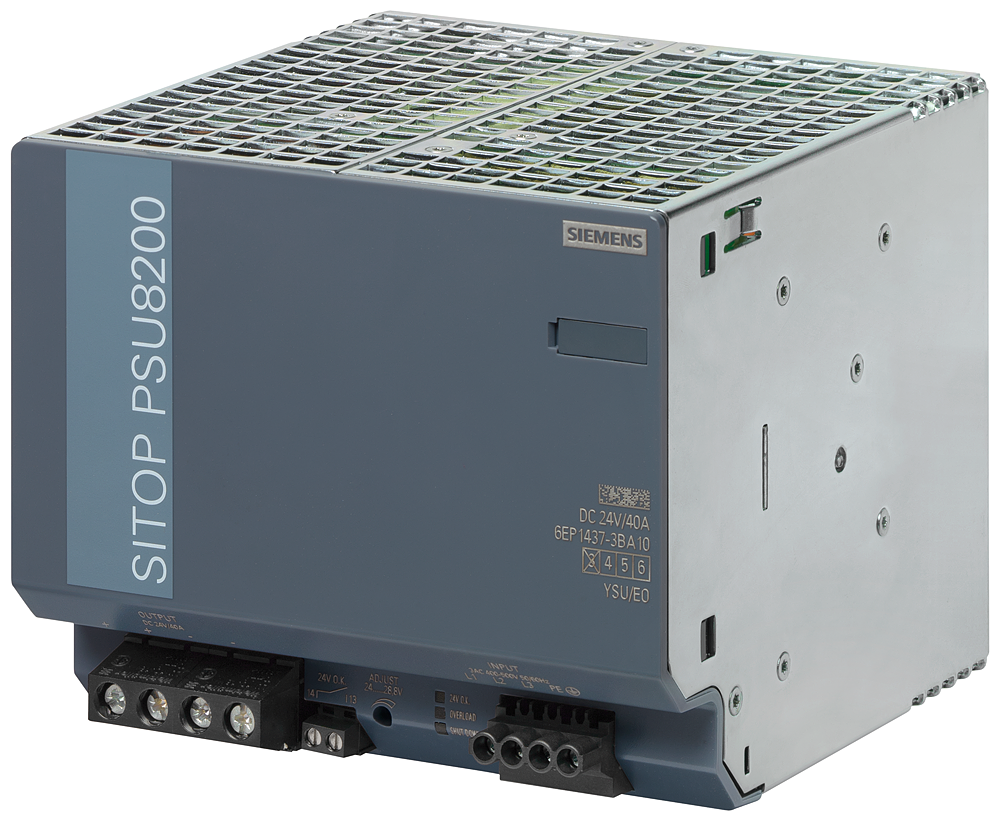 SITOP PSU8200 3PH, 24 VDC/ 40A PWR SUPLY
