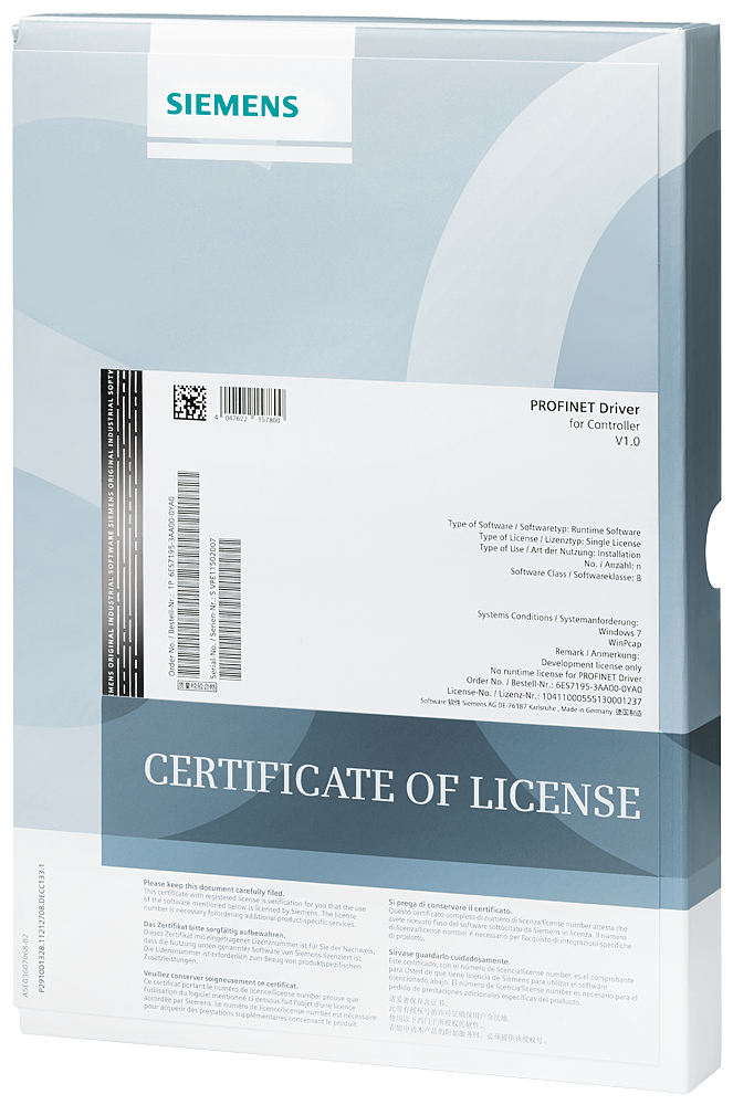 PROFINET DRIVER FOR CONTROLLER