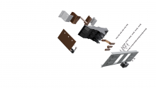 Siemens S3VA41T - 3VA41/xGB CU STRAP KIT TWIN MT P4