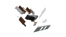 Siemens S3VA41TD - 3VA41/xGB CU STRAP KIT TWIN MT P5/SWB