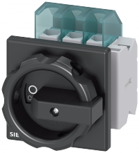 Siemens 3LD2103-1TP51 - DISC SW 25A ROT HDL 4HOLE BLK 3P AUX