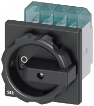 Siemens 3LD2003-0TK51 - DISC SW 16A ROT HDL 4HOLE BLK 3P