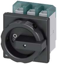 Siemens 3LD2704-0TK51 - DISC SW 100A ROT HDL 4HOLE BLK 3P