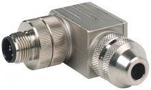 Siemens 3RK19021BA00 - M12 PROFIBUS PLUG ANGLD, 5-P,B-CODED SCW