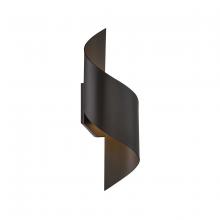 Modern Forms Canada WS-W34517-BZ - Helix Outdoor Wall Sconce Light