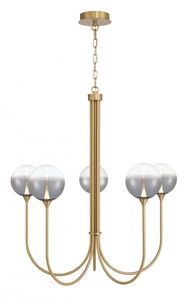 Iissa-Chandelier-5Lt-34In-GD-Sk