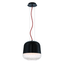 Eurofase 31868-013 - CORSON,1LT PENDANT,SMALL,BLACK