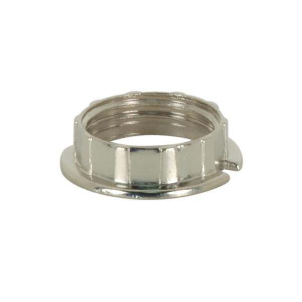 Chrome Ring For Tubular Glass; 3/4&#34; Inner Diameter; 1-1/6&#34; Outer Diameter