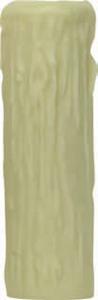 Edison Base Oversize Resin Full Drip; Ivory Finish; 1-1/4&#34; Inside Diameter; 2&#34; Outside