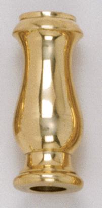 Solid Brass Neck And Spindle; Burnished And Lacquered; 7/8&#34; x 2&#34;; 1/8 Slip