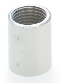 Brass Coupling; 5/8&#34; Long; 1/8 IP; Nickel Plated Finish