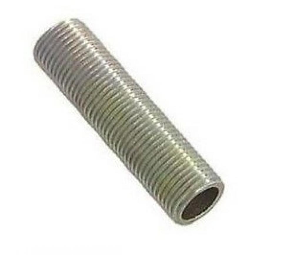 3/8 IP Steel Nipple; Zinc Plated; 3&#34; Length; 5/8&#34; Wide