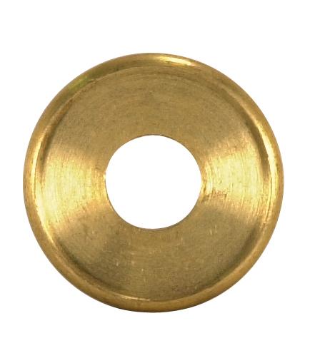 Turned Brass Check Ring; 1/8 IP Slip; Unfinished; 1&#34; Diameter