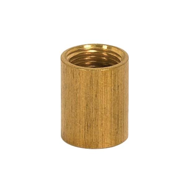Brass Coupling; 7/8&#34; Long; 1/8 IP; Unfinished