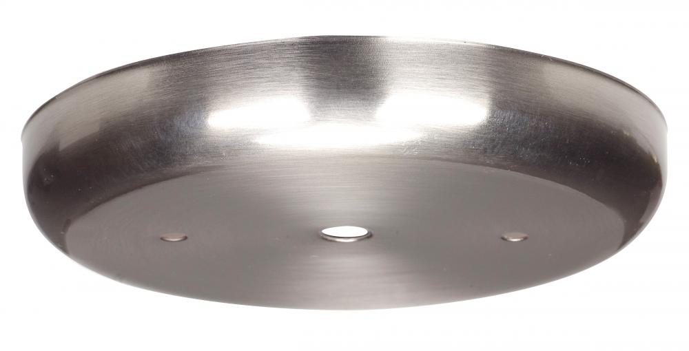 Contemporary Canopy Kit; Brushed Nickel Finish; 5&#34; Diameter; 7/16&#34; Center Hole; 2-8/32 Bar
