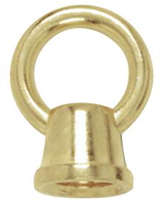 1&#34; Female Loops; 1/8 IP With Wireway; 10lbs Max; Brass Plated Finish