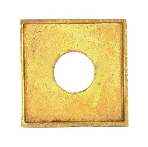 Turned Brass Check Ring; 1/8 IP Slip; Burnished And Lacquered; 1/2&#34; Diameter