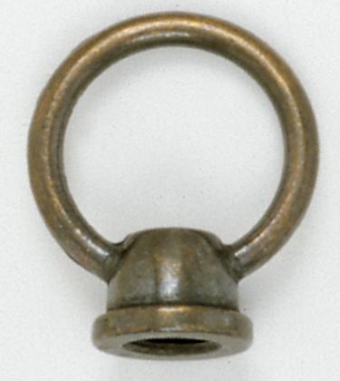 1-1/2&#34; Female Loops; 1/8 IP With Wireway; 10lbs Max; Antique Brass Finish