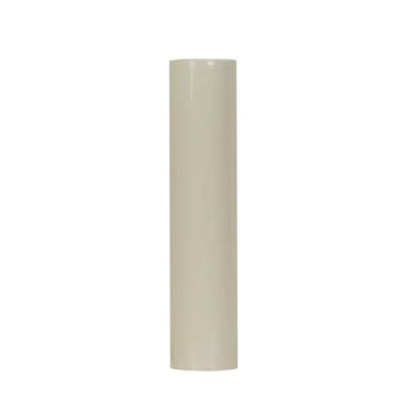 Plastic Candle Cover; Cream Plastic; 13/16&#34; Inside Diameter; 7/8&#34; Outside Diameter;