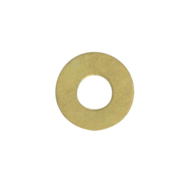 Light Steel Washer; 1/8 IP Slip; 24 Gauge; Brass Plated Finish; 3/4&#34; Diameter