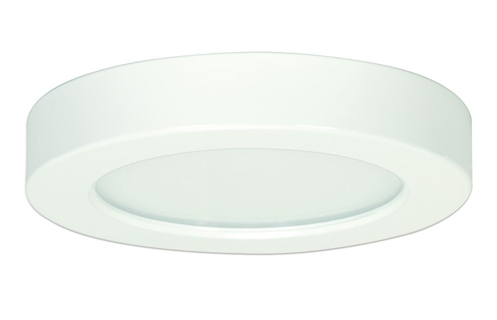 Blink - 10.5W- 5.5&#34; Surface Mount LED - 5000K- Round Shape - White Finish - 120V