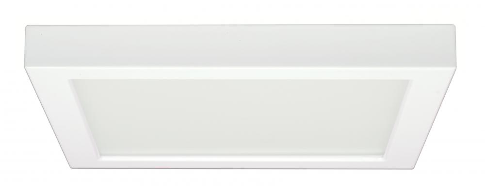 Blink - 18.5W- 9&#34; Surface Mount LED - 4000K- Square Shape - White Finish - 120V
