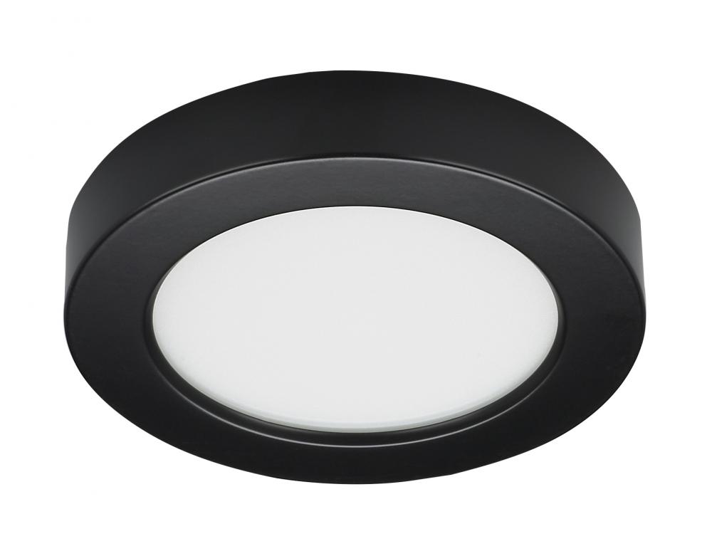 Blink - 10.5W- 5.5&#34; Surface Mount LED - 3000K- Round Shape - Black Finish - 120V
