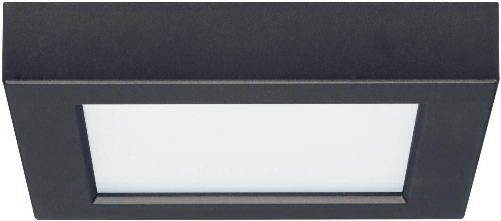 Blink - 10.5W- 5.5&#34; Surface Mount LED - 3000K- Square Shape - Black Finish - 120V