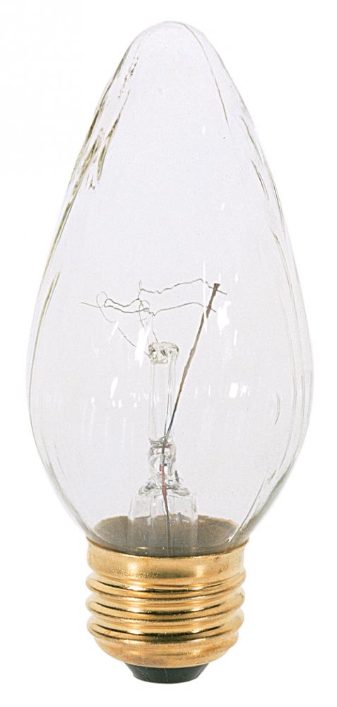 60 Watt F15 Incandescent; Clear; 1500 Average rated hours; 620 Lumens; Medium base; Vibration