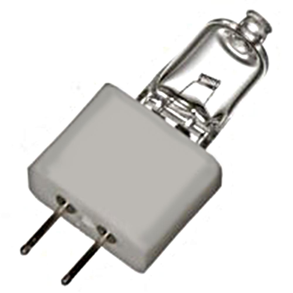55 Watt; Halogen; T3 1/2; Clear; 100 Average rated hours; Bi Pin GY6.35 base; 12 Volt