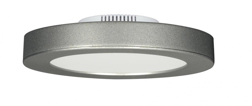 13.5 watt; 7&#34; Flush Mount LED Fixture; 3000K; Satin Nickel; 120 volts