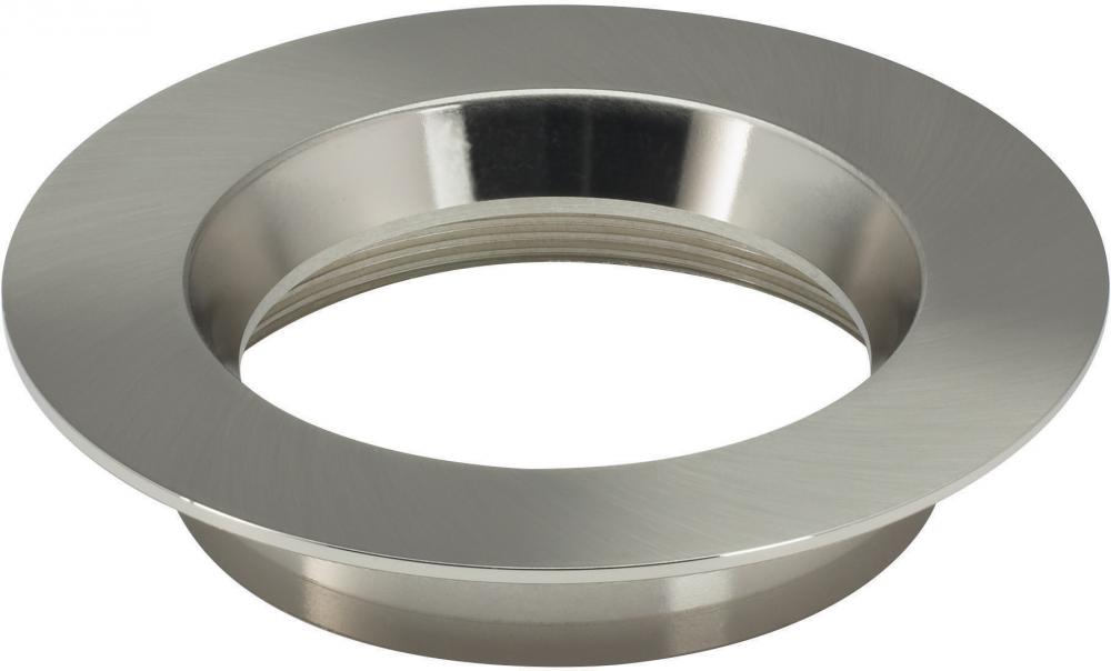 Freedom Round 4&#34; Trim Option For 4&#34; Base Unit; Satin Nickel Finish