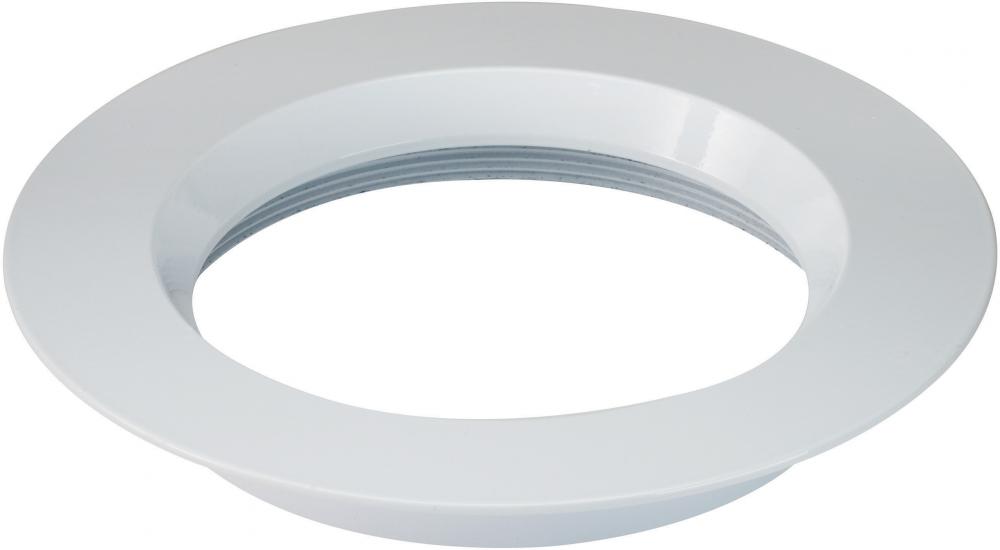 Freedom Round 6&#34; Trim Option For 5&#34;/6&#34; Base Unit; White Finish