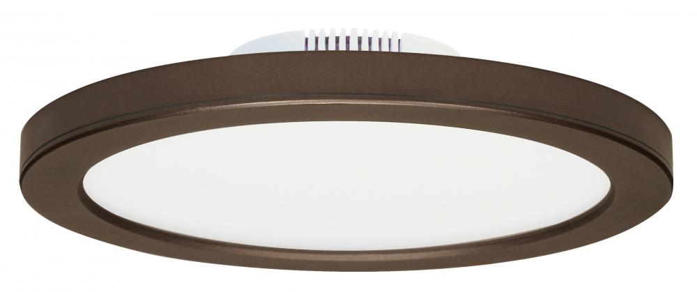 Blink - 12W- 7&#34; Surface Mount LED - 3000K- Bronze Finish - 120-277V