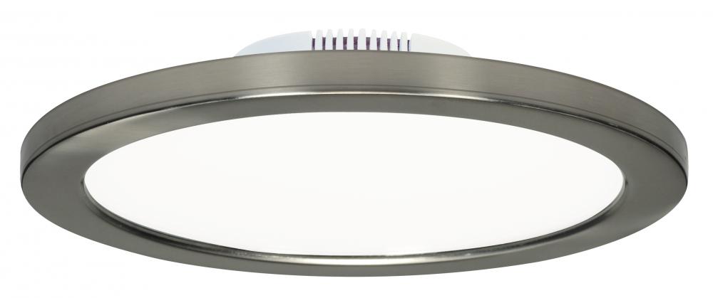 Blink - 16W- 9&#34; Surface Mount LED - 3000K- Brushed Nickel Finish - 120-277V