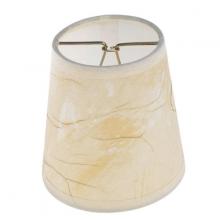 Satco Products Inc. 90/1275 - Clip On Shade; Beige Parchment Round; 3" Top; 4" Bottom; 4" Side