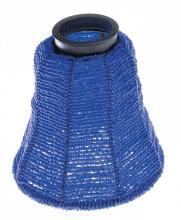 Satco Products Inc. 90/1317 - Beaded Shade; Blue Color; 5"; 2-1/4" Fitter