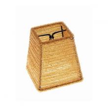 Satco Products Inc. 90/1335 - Clip On 3 Inch Shade; Beaded; Brown; Square Shape