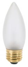 Satco Products Inc. A3596 - 60 Watt B11 Incandescent; Frost; 2500 Average rated hours; 640 Lumens; Medium base; 130 Volt; 2-Card