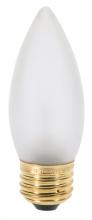Satco Products Inc. A3635 - 40 Watt B11 Incandescent; Frost; 2500 Average rated hours; 360 Lumens; Medium base; 130 Volt