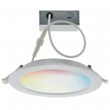 Satco Products Inc. S11279 - 10 Watt; LED Direct Wire Downlight; 4 Inch; Tunable White and RGB; Round; Starfish IOT; 120 Volt;