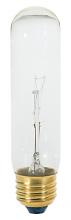 Satco Products Inc. S3704 - 60 Watt T10 Incandescent; Clear; 2000 Average rated hours; 500 Lumens; Medium base; 120 Volt; Carded