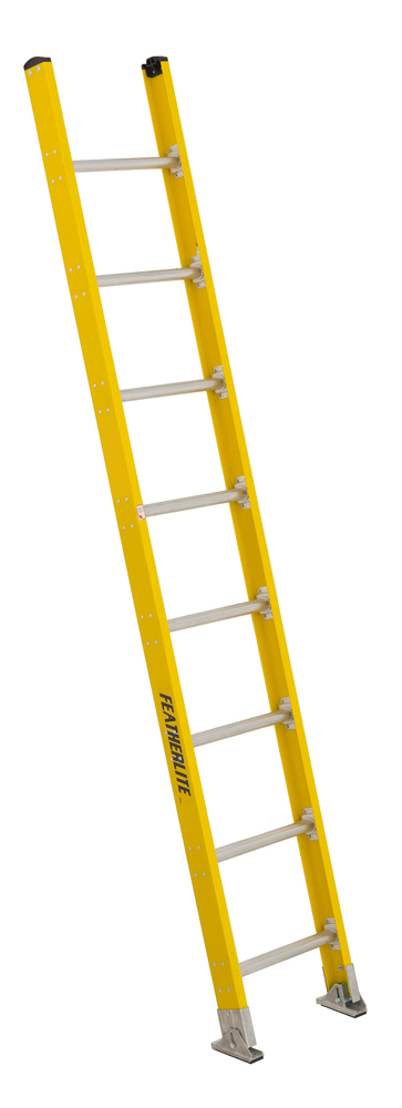 8&#39; Fiberglass Straight Ladder Type IAA 375 Load Capacity (lbs)